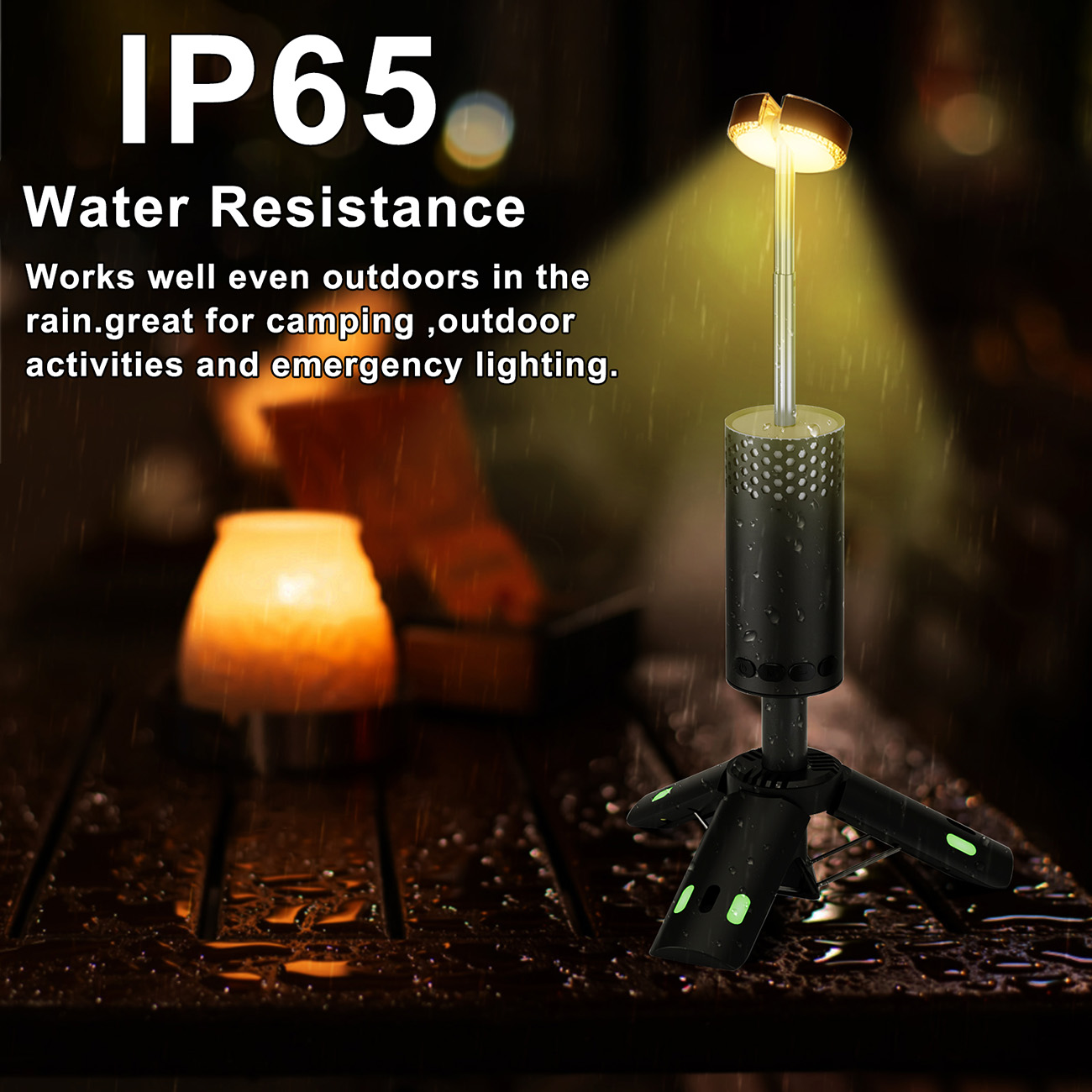 Integrated Telescopic Lamp 301 - 4.5cm slim host width ergonomic design for comfortable grip