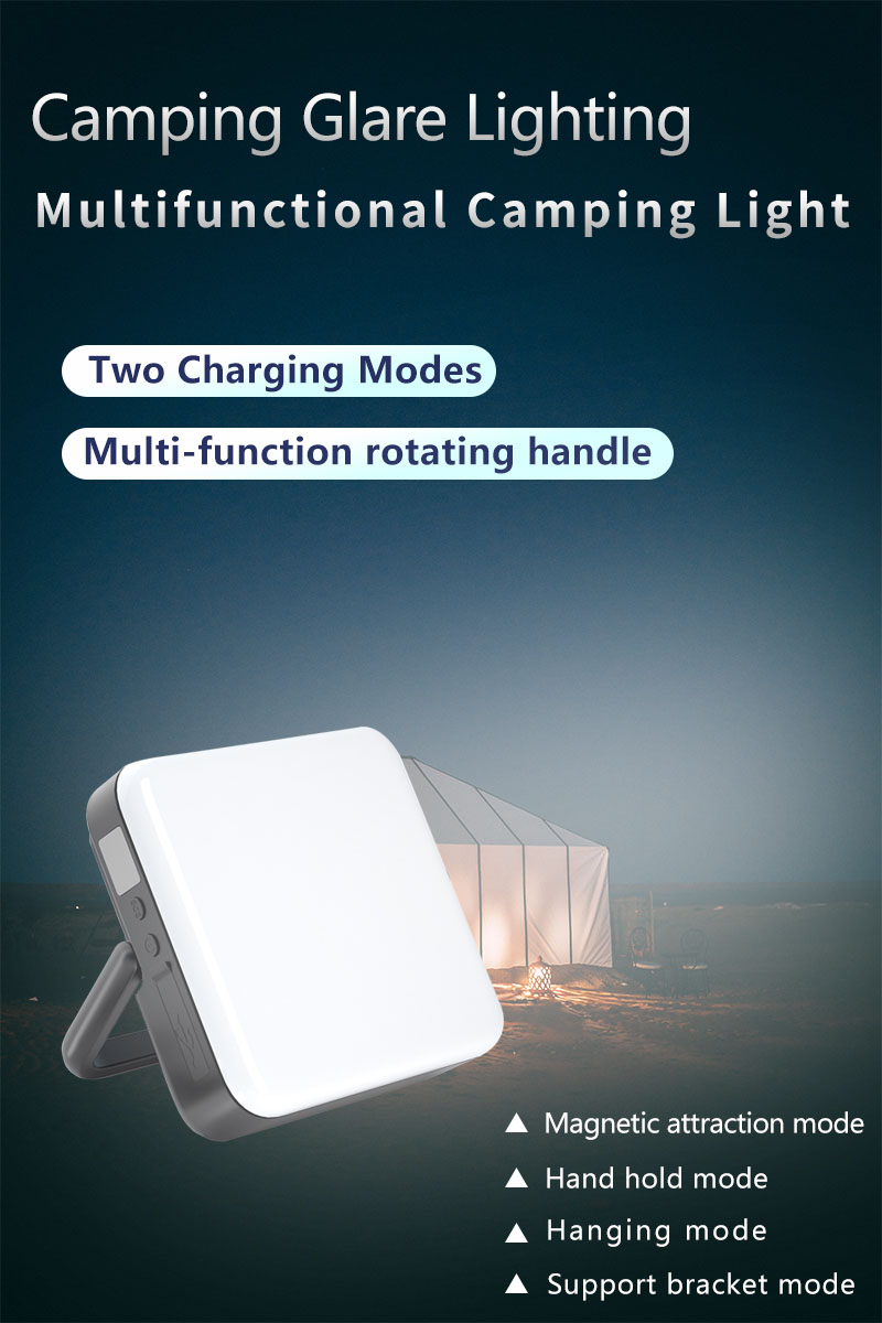 Square Camping Light 202 - IP65 waterproof rating for reliable outdoor and camping use