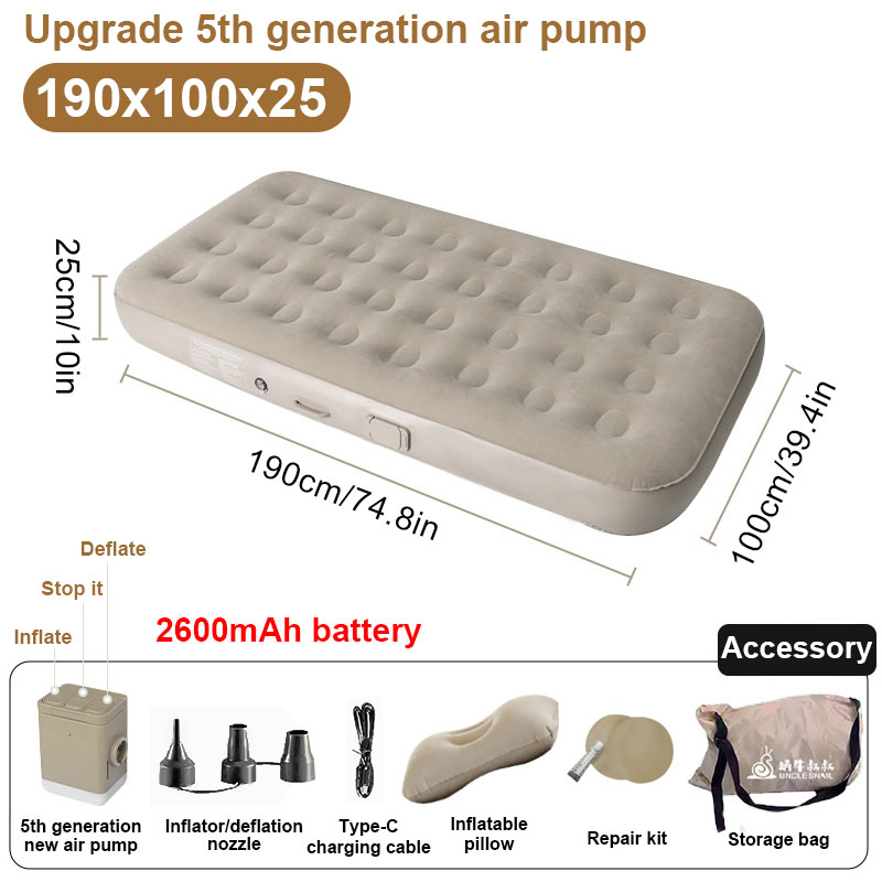 25 Centimeter Low Bed - single size portable camping cot for outdoor sleeping