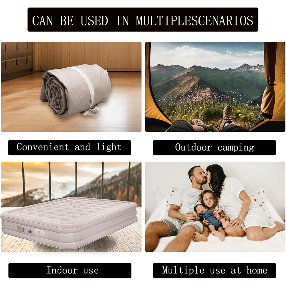 40cm High Air Mattress - main product display with elevated 40cm height for premium comfort