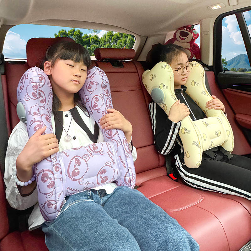 Inflatable Travel Neck Pillow - perfect for long journeys preventing neck pain and fatigue