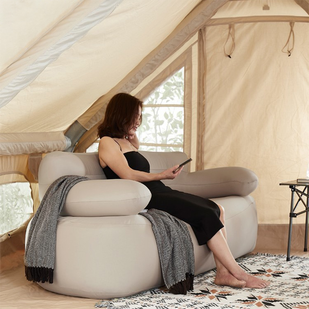 Inflatable Sofa - durable 600D Oxford fabric construction with PU coating for outdoor use