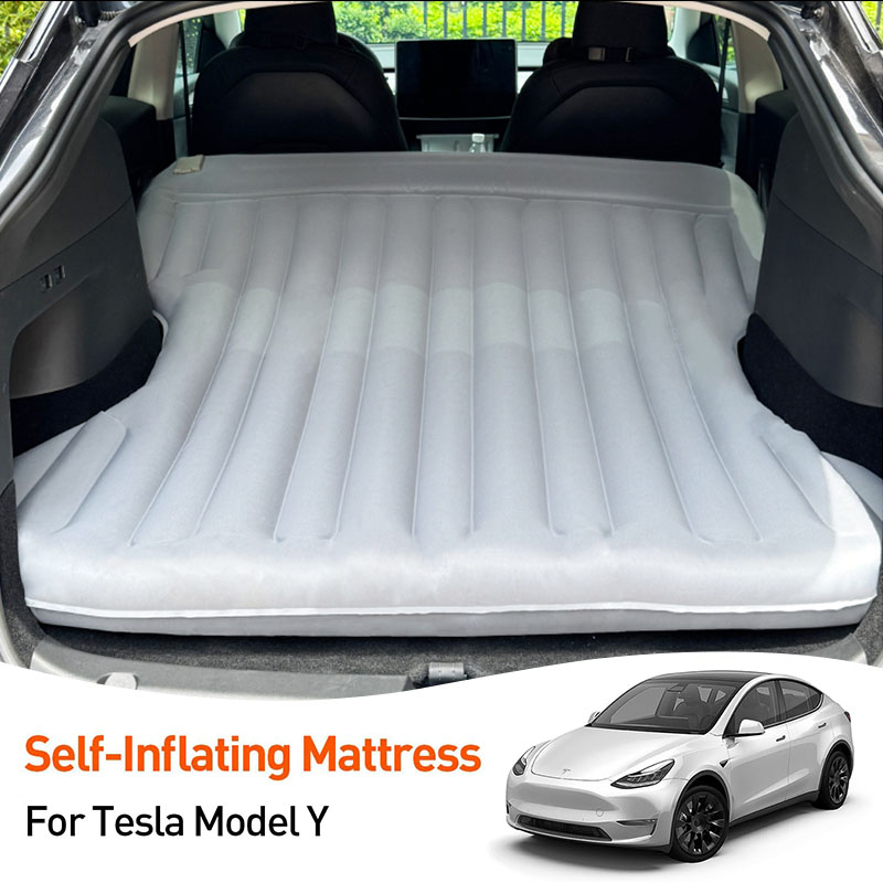 Tesla Mattress - precision-engineered to fit folded rear seat and trunk space of Tesla vehicles