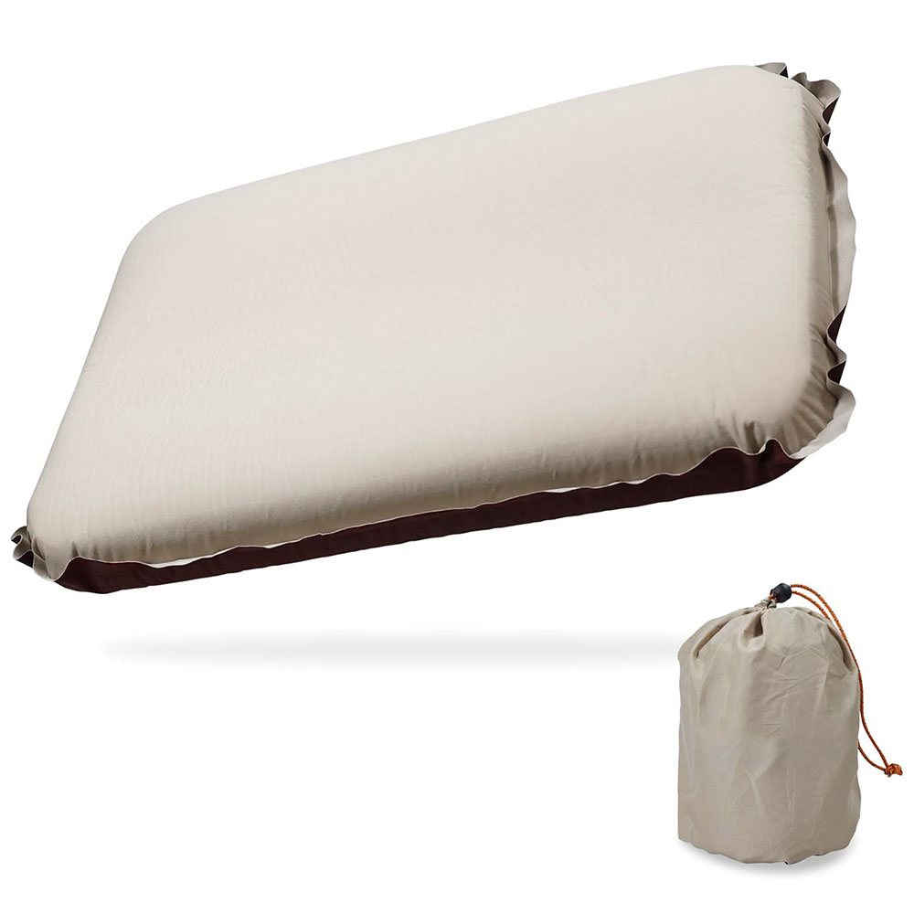 Cheese Pillow - multi-purpose portable pillow for camping hiking and everyday use